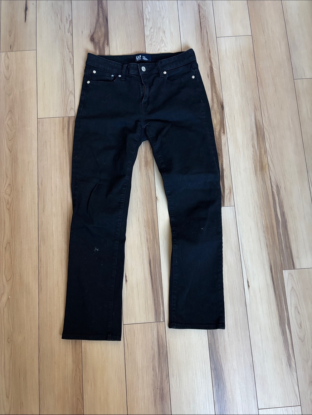 GAP Men's Black Straight Jeans